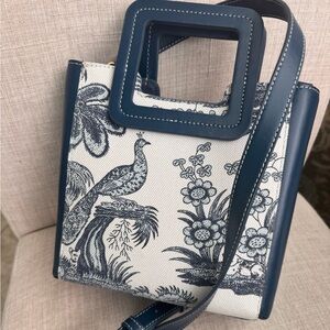 STAUD mini “Shirley” bag in toile